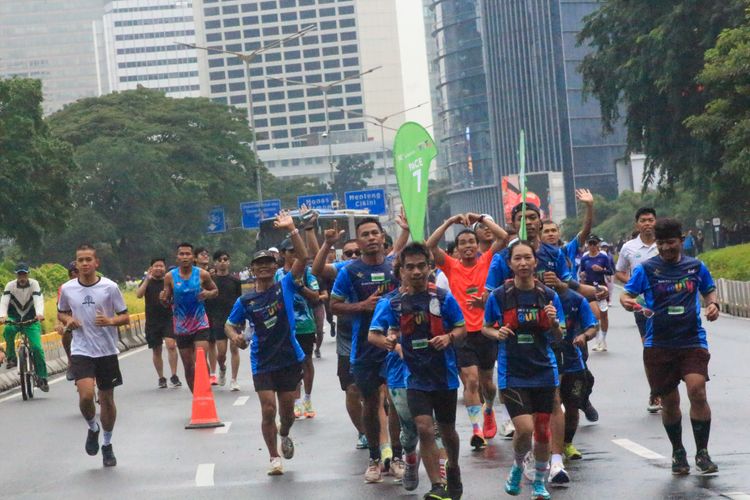 Race photo from Road to BAF Lions Run 2024