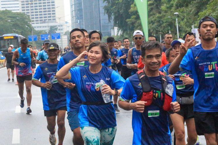 Race photo from Road to BAF Lions Run 2024