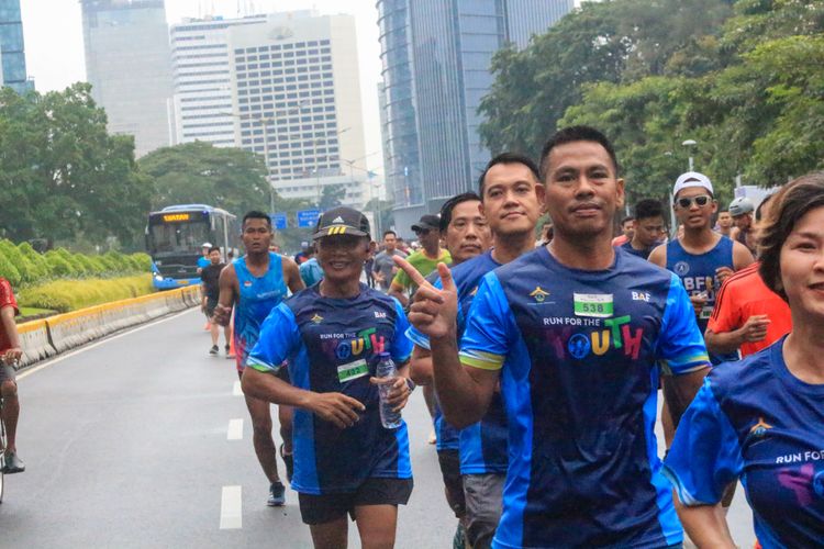 Race photo from Road to BAF Lions Run 2024