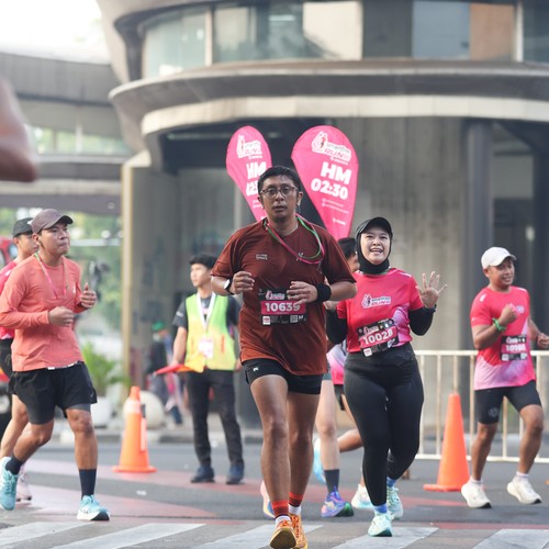 Race photo from SMARTFREN RUN 2026