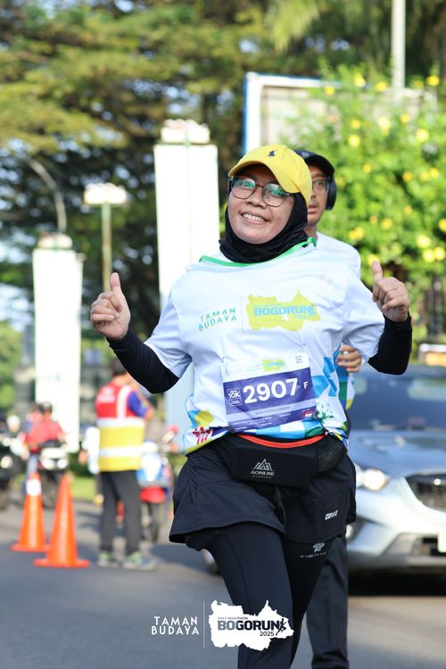 Race photo from Taman Budaya x BOGORUN 2025