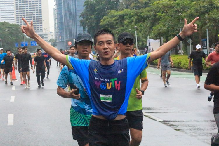 Race photo from Road to BAF Lions Run 2024