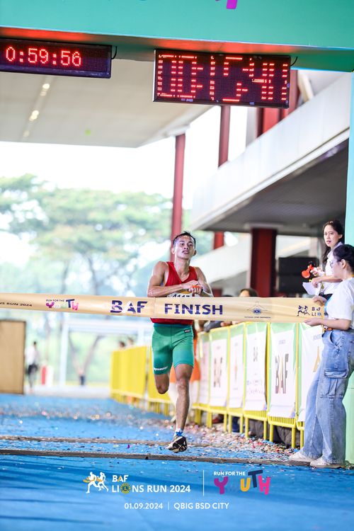 Race photo from BAF LIONS RUN 2024