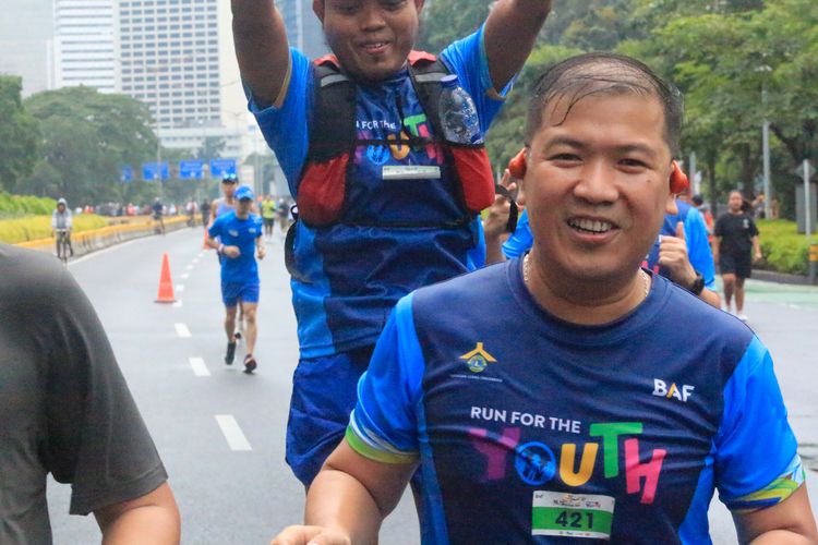 Race photo from Road to BAF Lions Run 2024