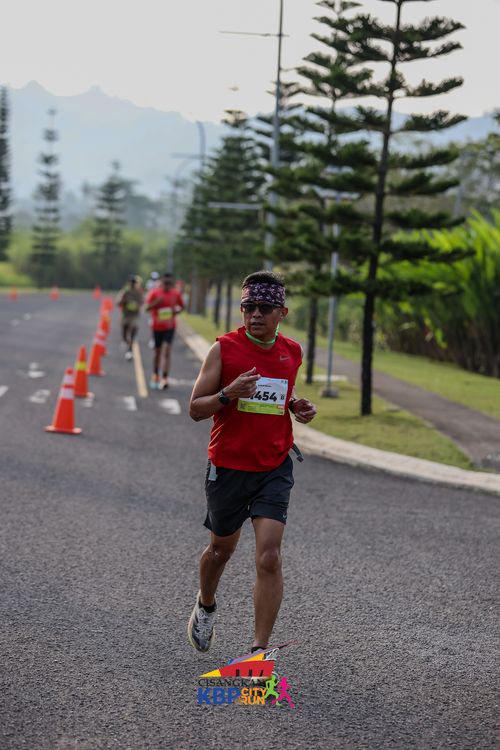 Race photo from CISANGKAN KBP CITY RUN 2025