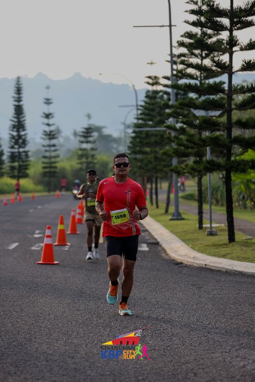 Race photo from CISANGKAN KBP CITY RUN 2025