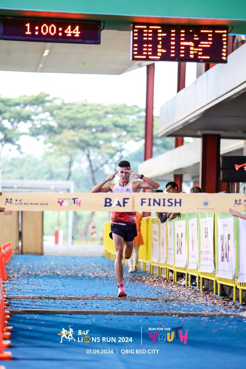 Race photo from BAF LIONS RUN 2024