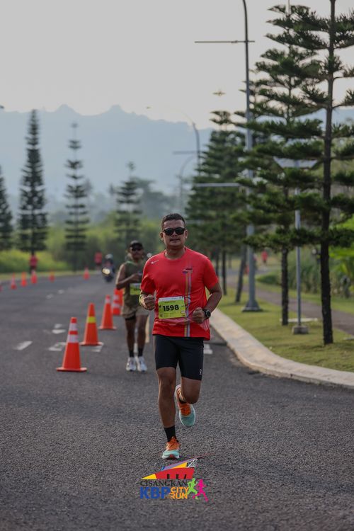 Race photo from CISANGKAN KBP CITY RUN 2025