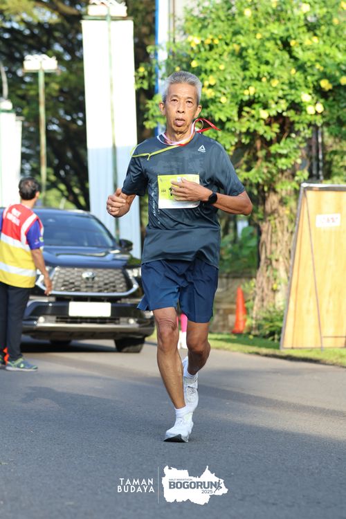 Race photo from Taman Budaya x BOGORUN 2025