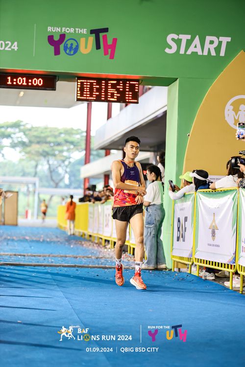 Race photo from BAF LIONS RUN 2024