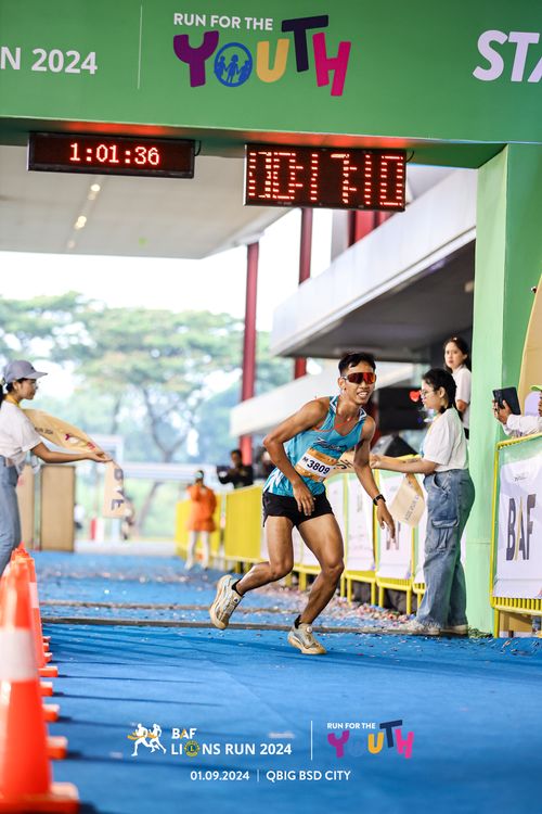 Race photo from BAF LIONS RUN 2024