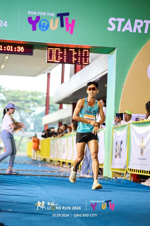 Race photo from BAF LIONS RUN 2024