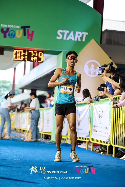 Race photo from BAF LIONS RUN 2024
