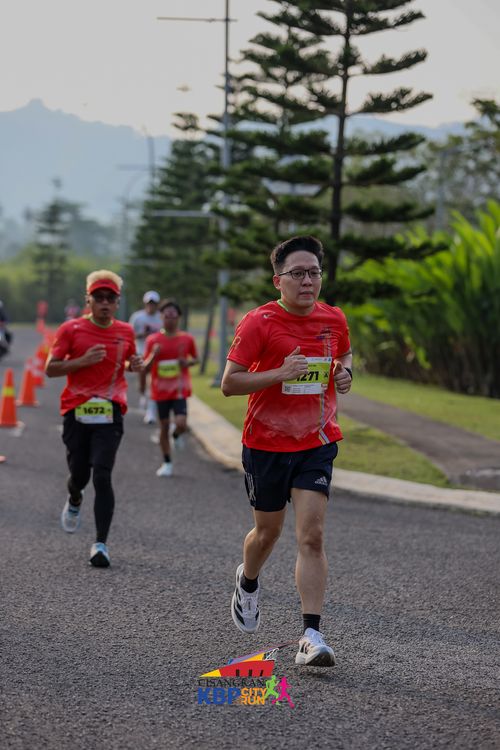 Race photo from CISANGKAN KBP CITY RUN 2025