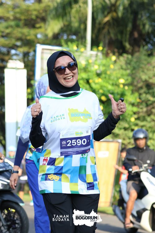 Race photo from Taman Budaya x BOGORUN 2025