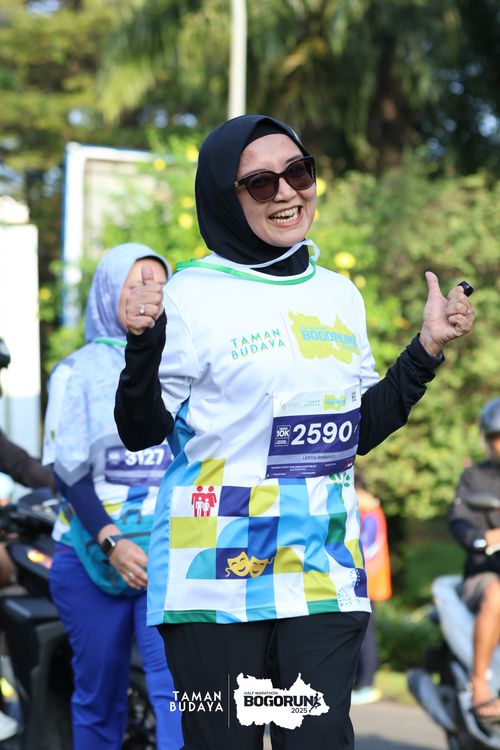 Race photo from Taman Budaya x BOGORUN 2025
