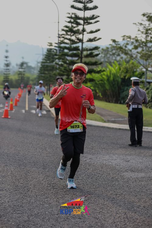 Race photo from CISANGKAN KBP CITY RUN 2025