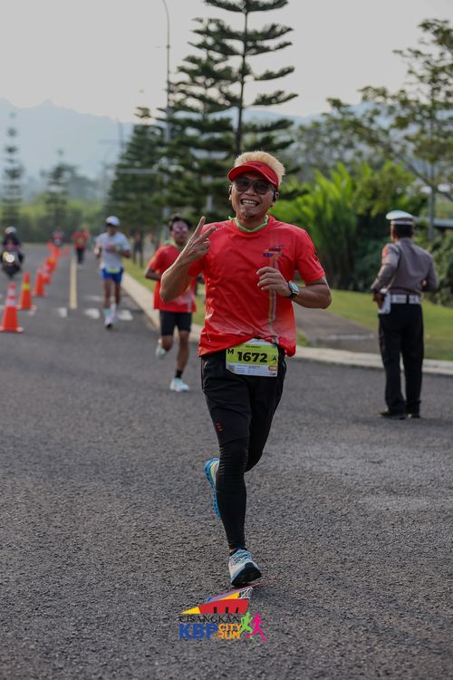 Race photo from CISANGKAN KBP CITY RUN 2025