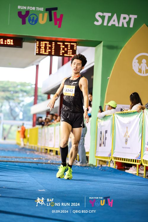Race photo from BAF LIONS RUN 2024