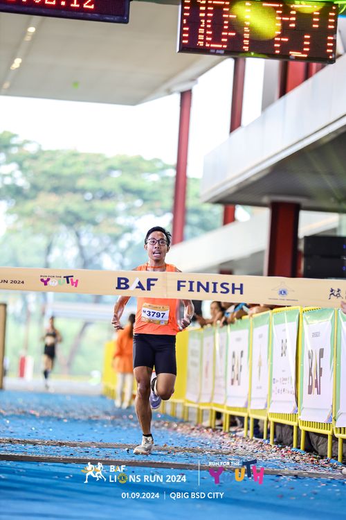 Race photo from BAF LIONS RUN 2024