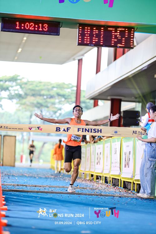 Race photo from BAF LIONS RUN 2024