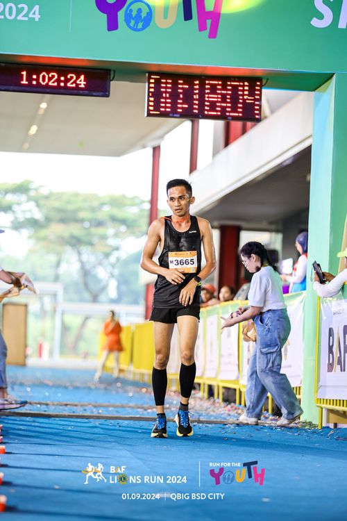 Race photo from BAF LIONS RUN 2024