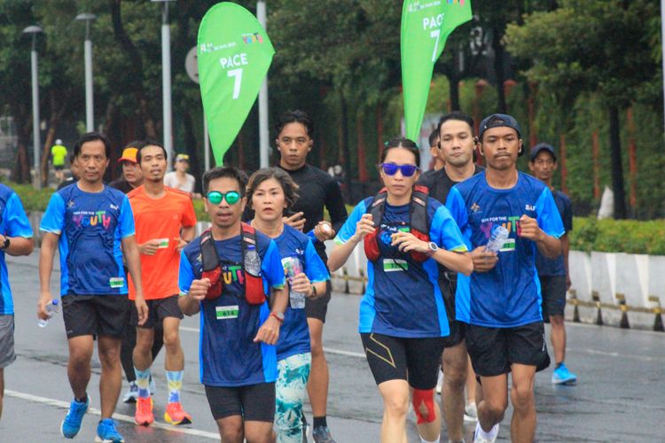 Race photo from Road to BAF Lions Run 2024