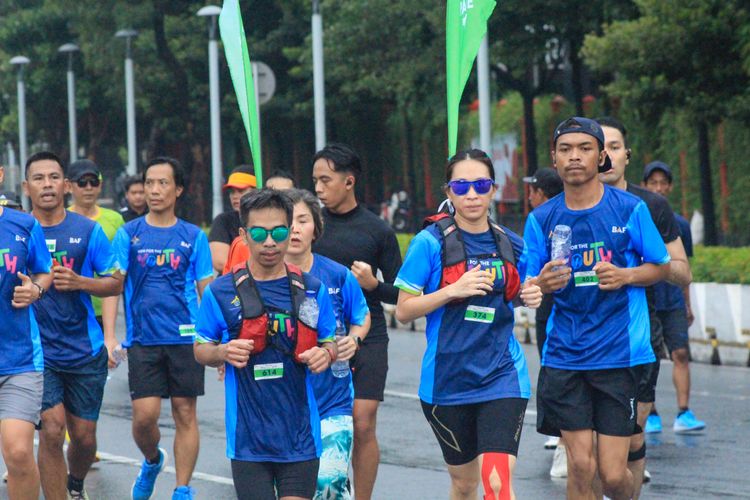 Race photo from Road to BAF Lions Run 2024
