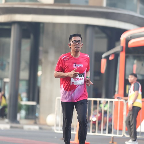 Race photo from SMARTFREN RUN 2026