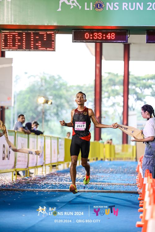 Race photo from BAF LIONS RUN 2024