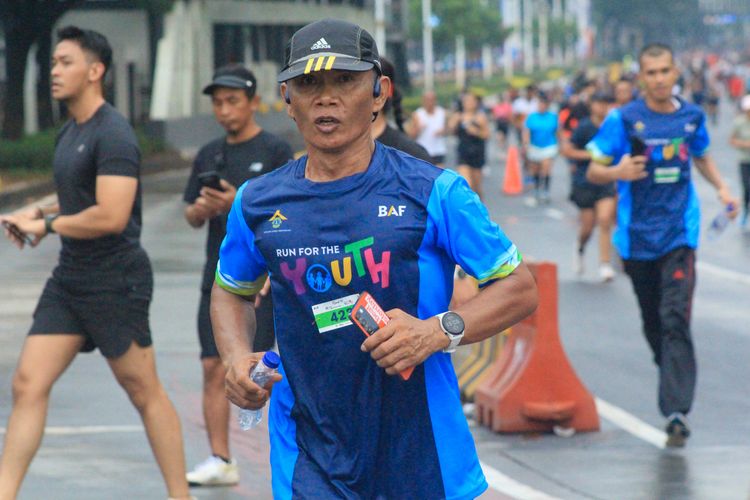 Race photo from Road to BAF Lions Run 2024