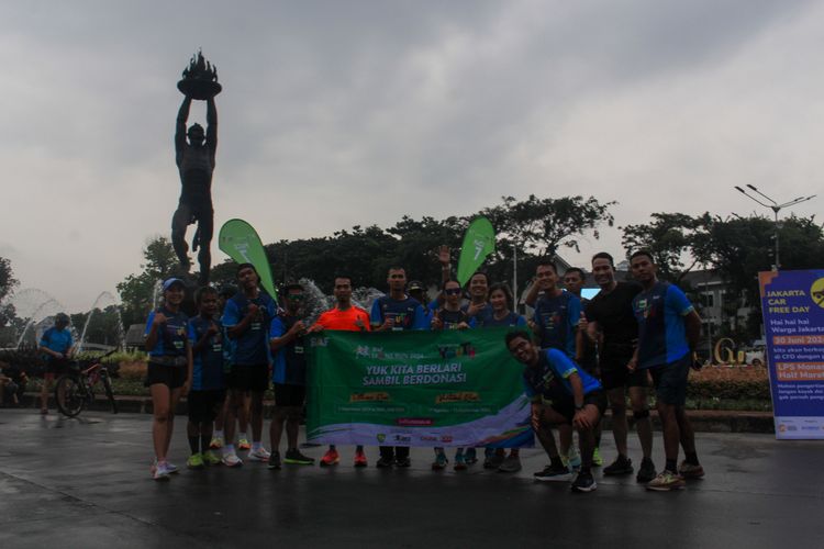 Race photo from Road to BAF Lions Run 2024