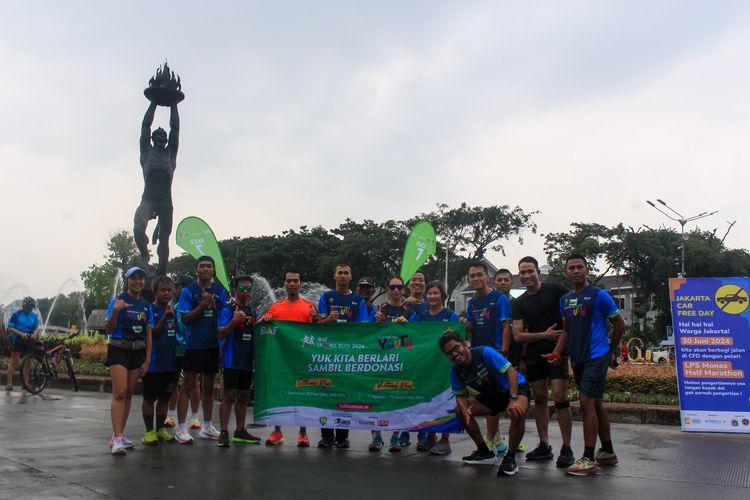Race photo from Road to BAF Lions Run 2024