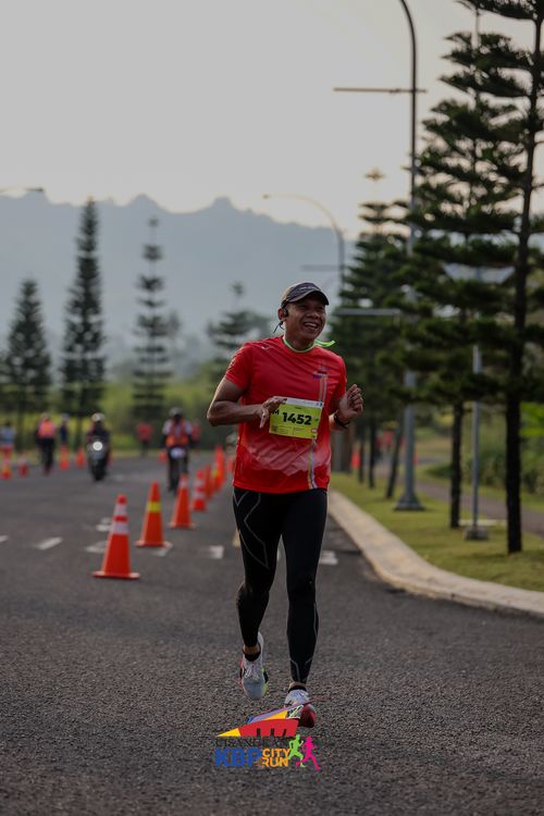 Race photo from CISANGKAN KBP CITY RUN 2025