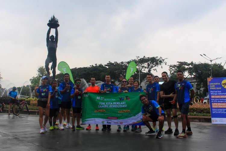 Race photo from Road to BAF Lions Run 2024