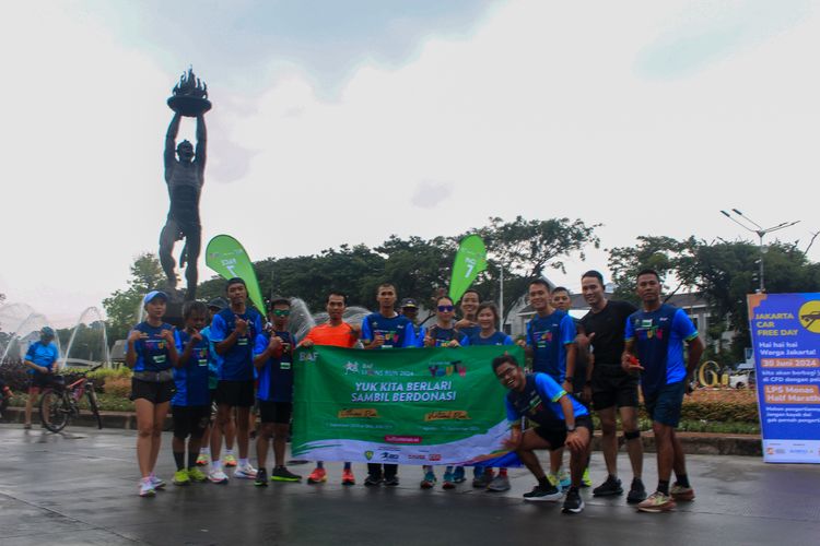 Race photo from Road to BAF Lions Run 2024