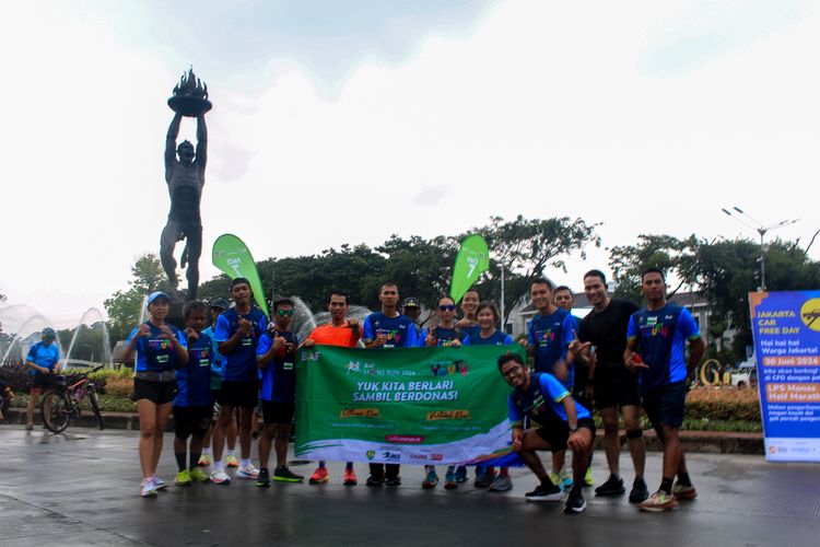 Race photo from Road to BAF Lions Run 2024