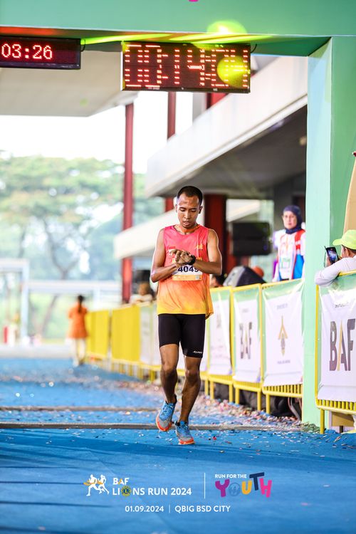 Race photo from BAF LIONS RUN 2024