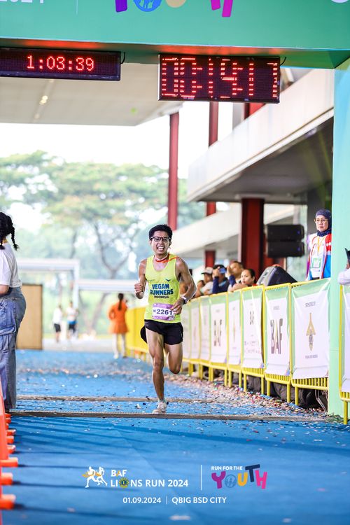 Race photo from BAF LIONS RUN 2024
