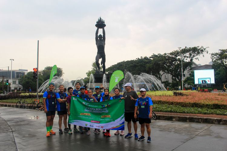Race photo from Road to BAF Lions Run 2024