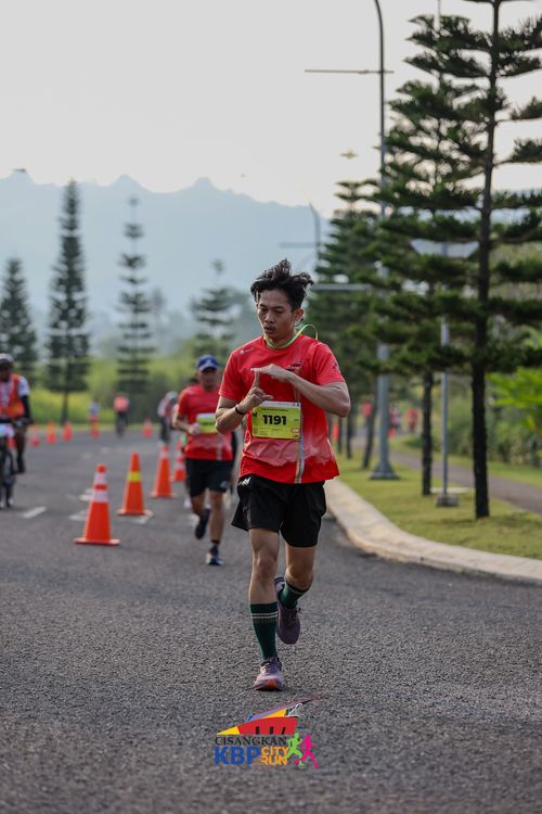 Race photo from CISANGKAN KBP CITY RUN 2025