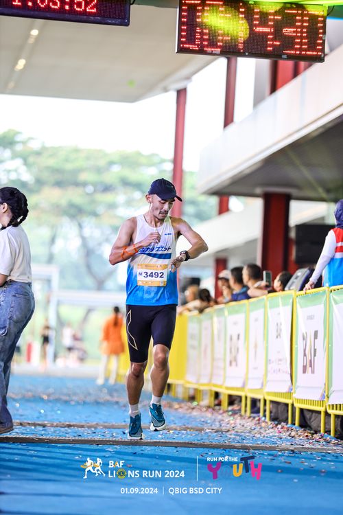 Race photo from BAF LIONS RUN 2024