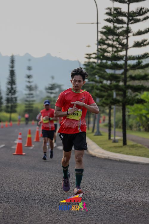 Race photo from CISANGKAN KBP CITY RUN 2025