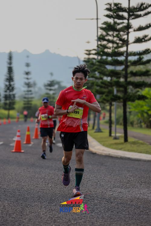 Race photo from CISANGKAN KBP CITY RUN 2025
