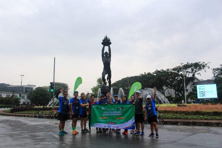 Race photo from Road to BAF Lions Run 2024