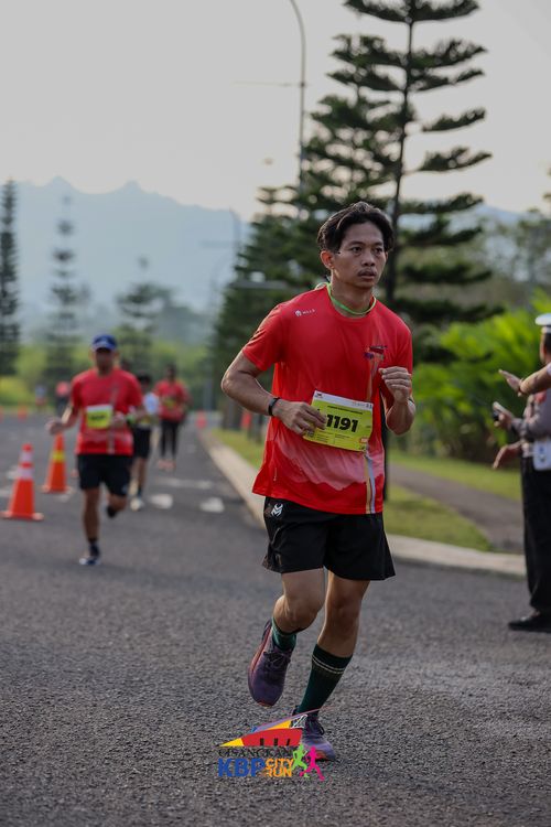 Race photo from CISANGKAN KBP CITY RUN 2025