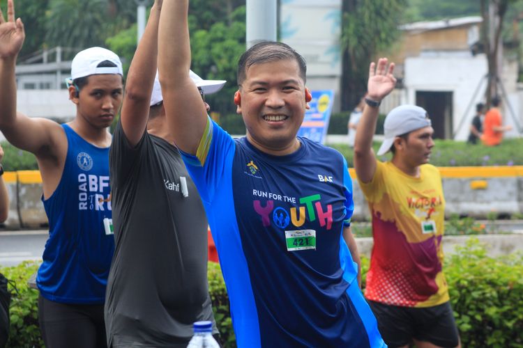 Race photo from Road to BAF Lions Run 2024