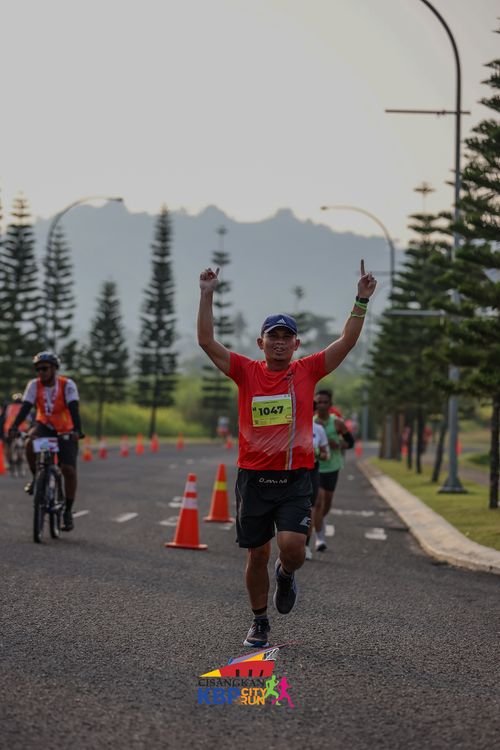 Race photo from CISANGKAN KBP CITY RUN 2025