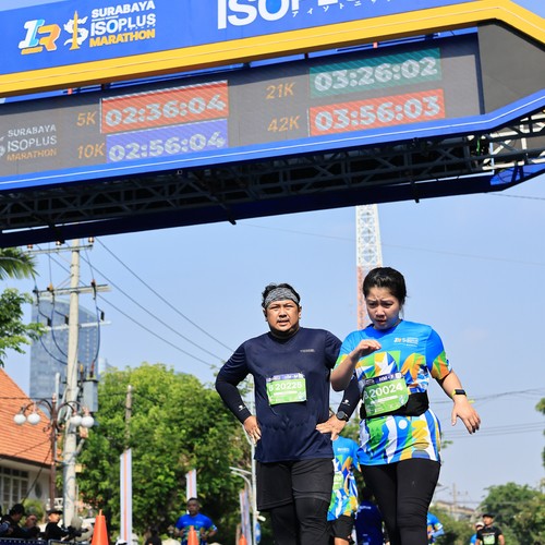 Race photo from SURABAYA ISOPLUS MARATHON 2026
