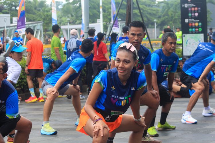 Race photo from Road to BAF Lions Run 2024